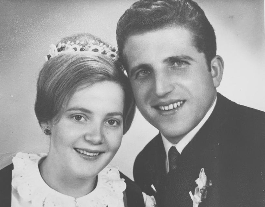 Gisela und Alois Kaserbacher – Hochzeitsfoto 1969